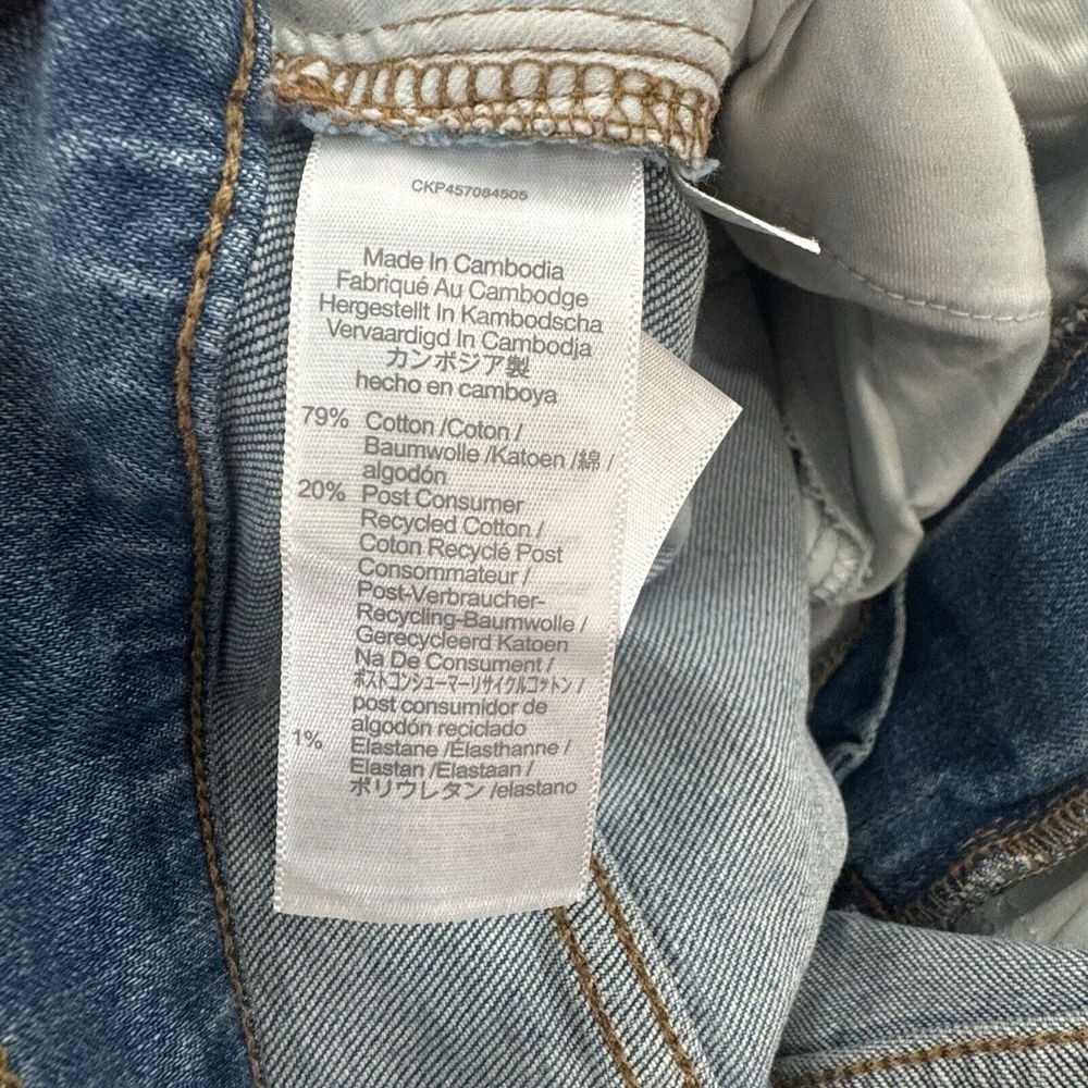 Madewell Perfect Vintage Jeans 28 High‎ Rise Straight Distressed Y2K Denim - Picture 5 of 8